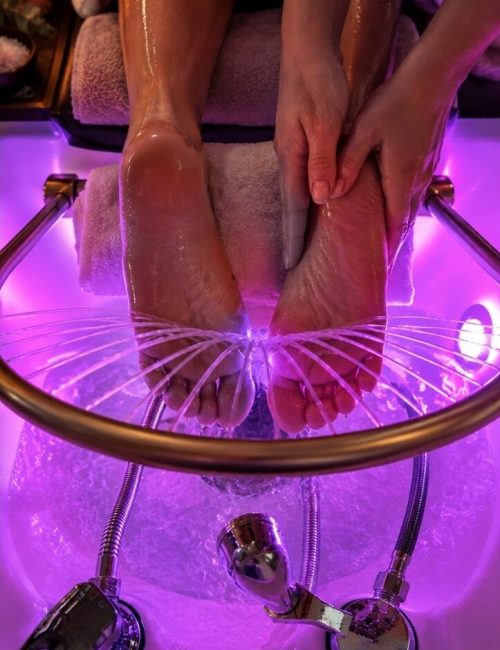 masaje de pies y piernas en Cibeles Beauty